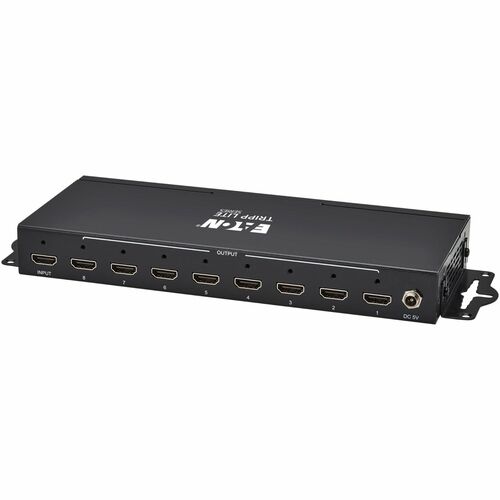 HDMI SPLITTER 8-PORT 4K60HZ HDR10 MULTI-RESOLUTION SUPPORT TAA