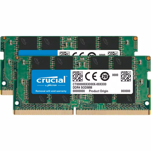 CRUCIAL 32GB KIT (2X16GB) SODIMM 260-PIN MEMORY