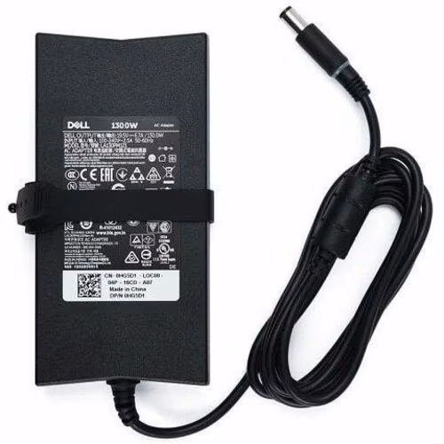DELL 130-WATT 3-PRONG AC ADAPTER WITH 6 FT CORD - 1 PACK -