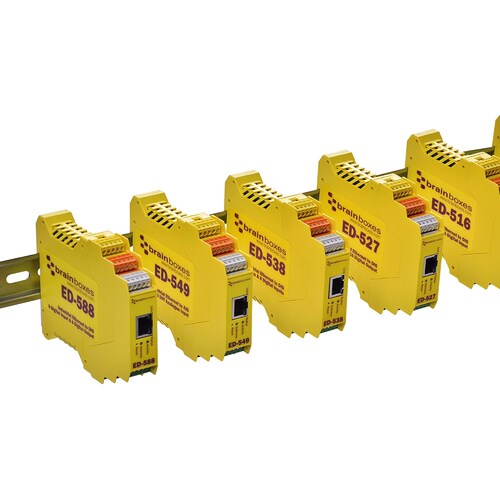 ETHERNET TO 16 DIGITAL INPUTS TEMP RANGE - 22 DEG F TO+176 DEG F