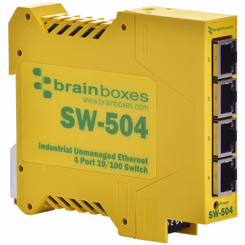 INDUSTRIAL ETH 4PORT SWITCH - 22 F+176 DEG F GALVANIC ISOLATION