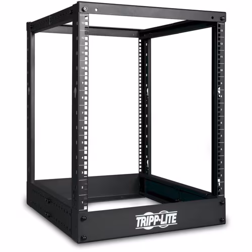13U 4 POST OPEN FRAME RACK NETWORK SERVER CABINET 1000LBS
