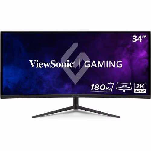 34IN 21:9 CURVED GAMING MONITOR WITH 1440P 1MS 180HZ FREESYNC PREMI