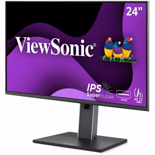 24IN 1080P ERGONOMIC 100HZ MNTR WITH HDMI DISPLAYPORT AND USB HUB